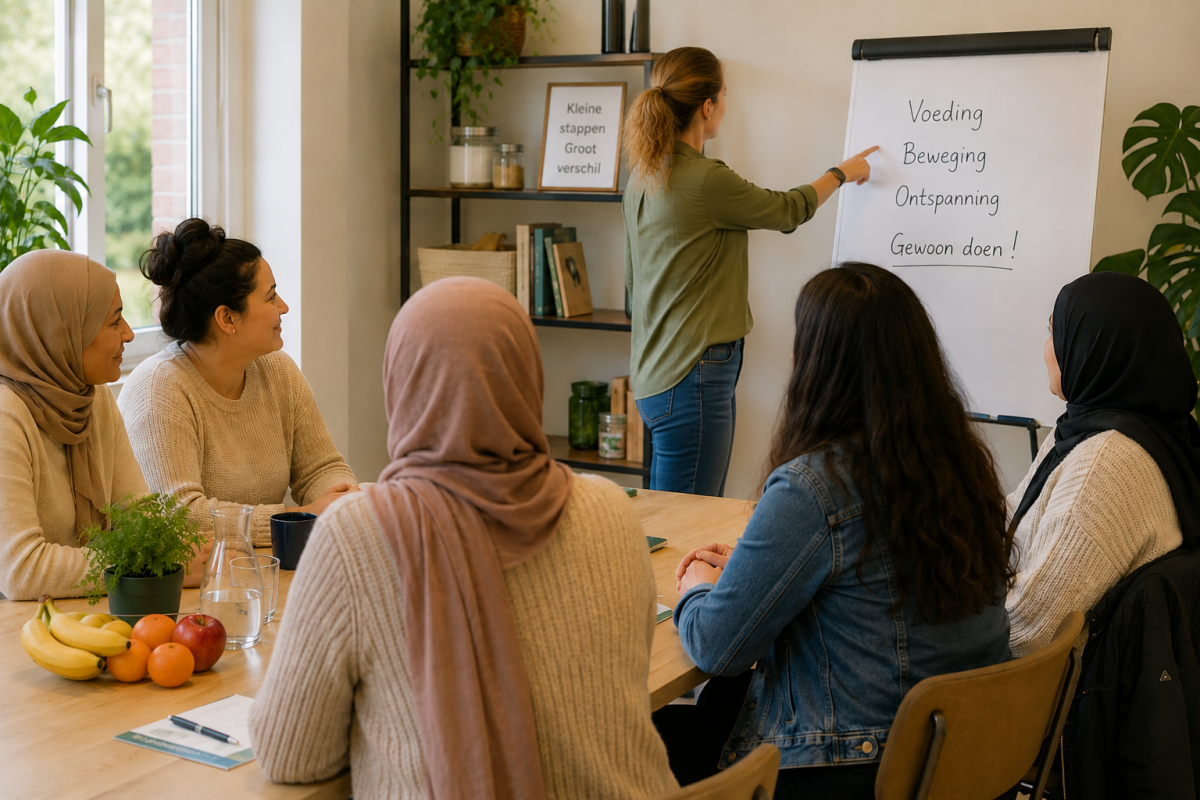 Workshop over voeding, beweging en mentale gezondheid